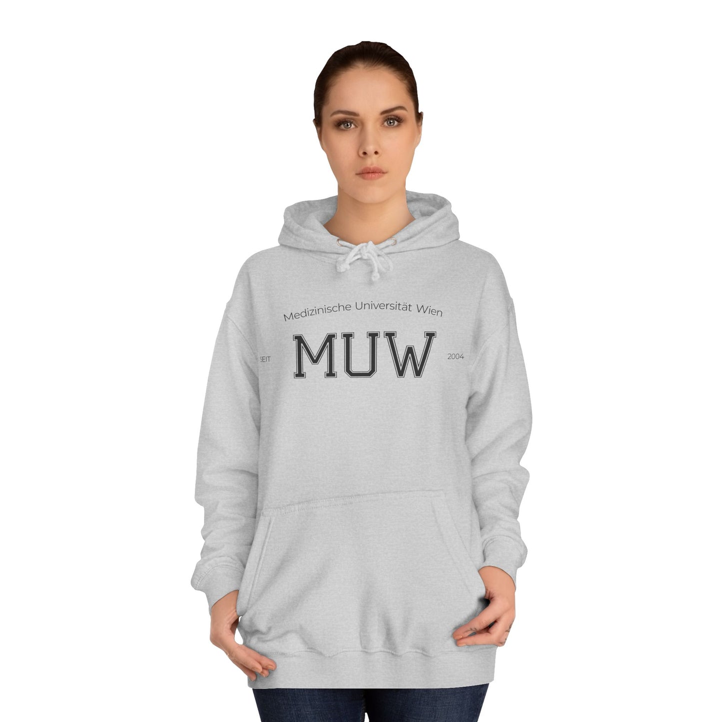 MedUni Wien College Hoodie Grau