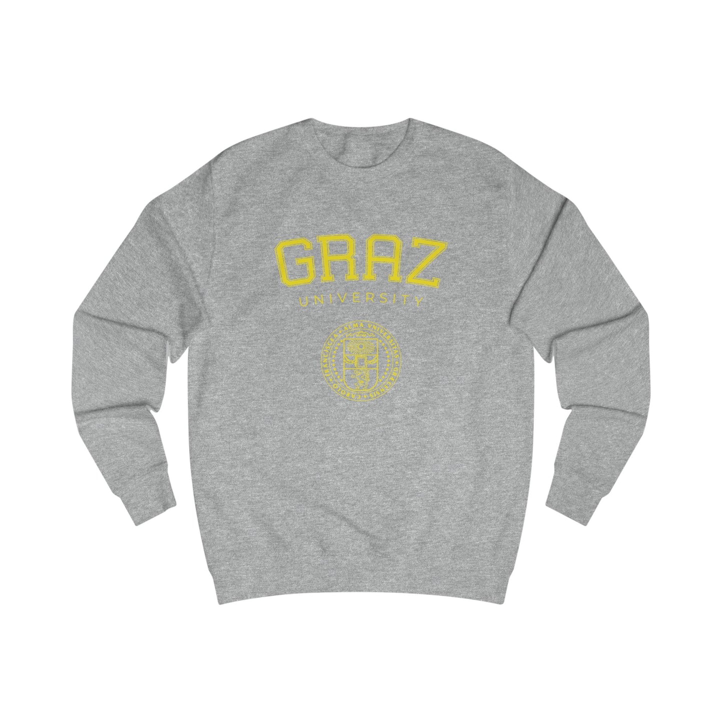 Uni Graz College Logo Sweater Grau