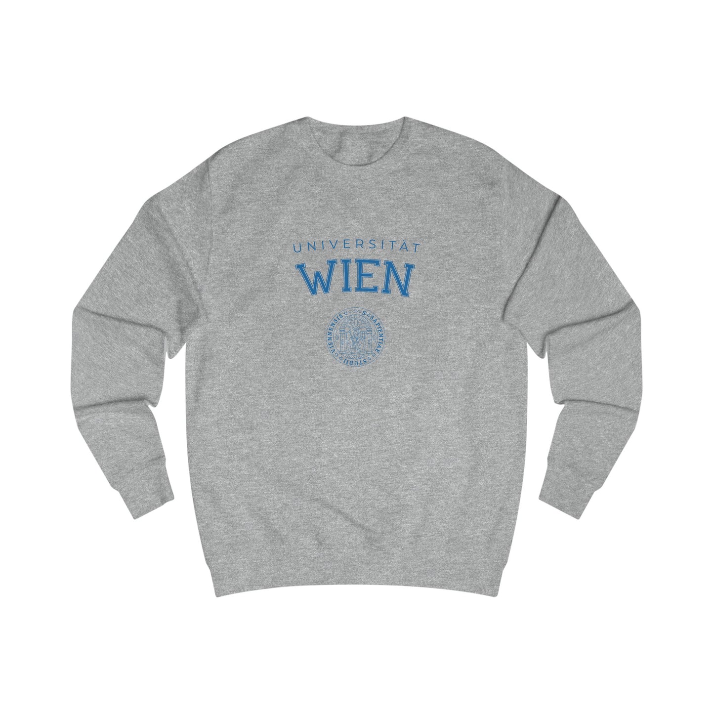 Uni Wien College Logo Sweater Grau