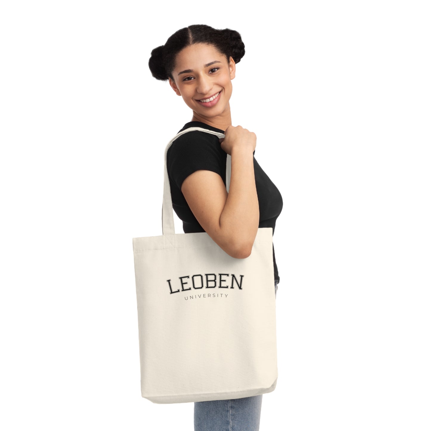 Montanuni Leoben Logo Stofftasche