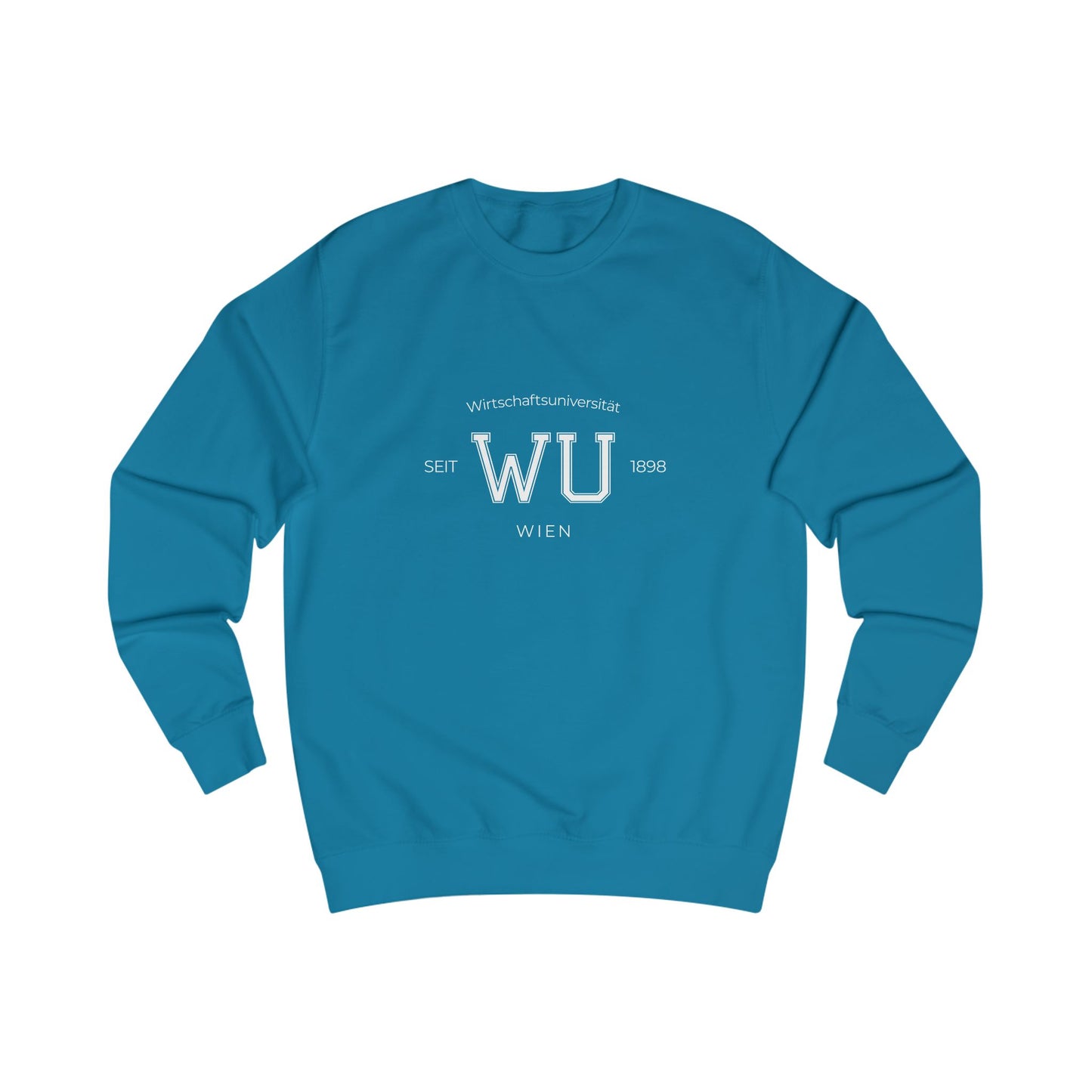 WU Wien College Sweater Blau