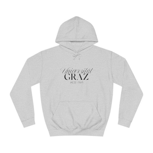 Uni Graz Logo Hoodie Grau