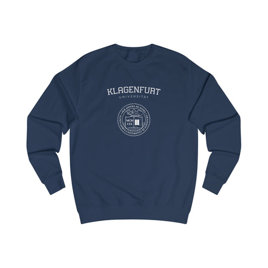Uni Klagenfurt College Logo Sweatshirt Blau