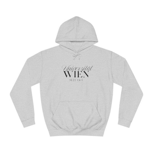 Uni Wien Logo Hoodie Grau