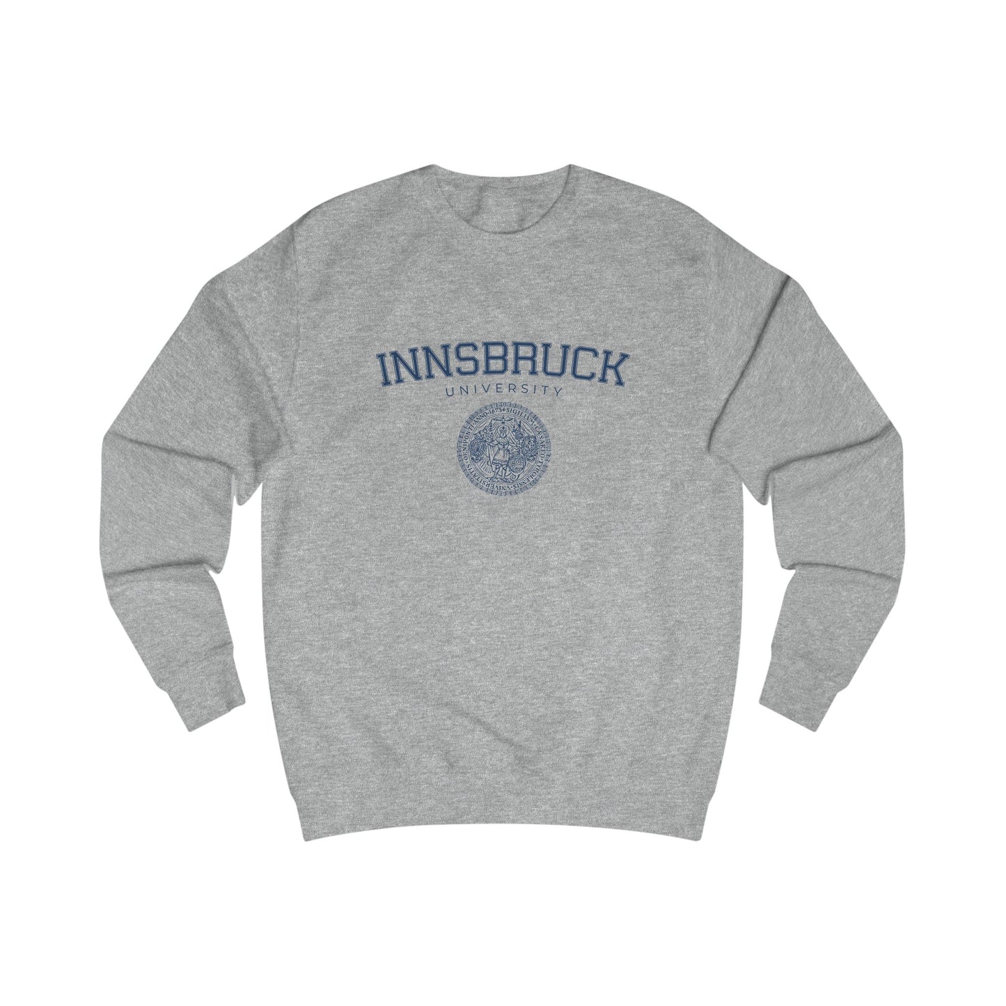 Uni Innsbruck College Logo Sweater Grau
