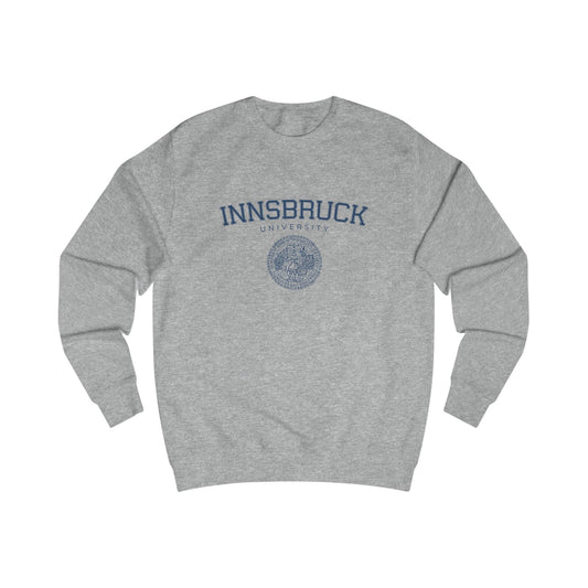 Uni Innsbruck College Logo Sweater Grau