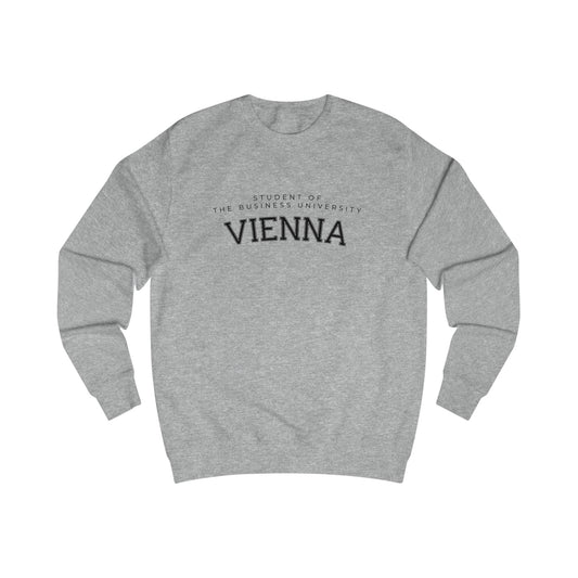 Wirtschaft Wien College Sweater Grau