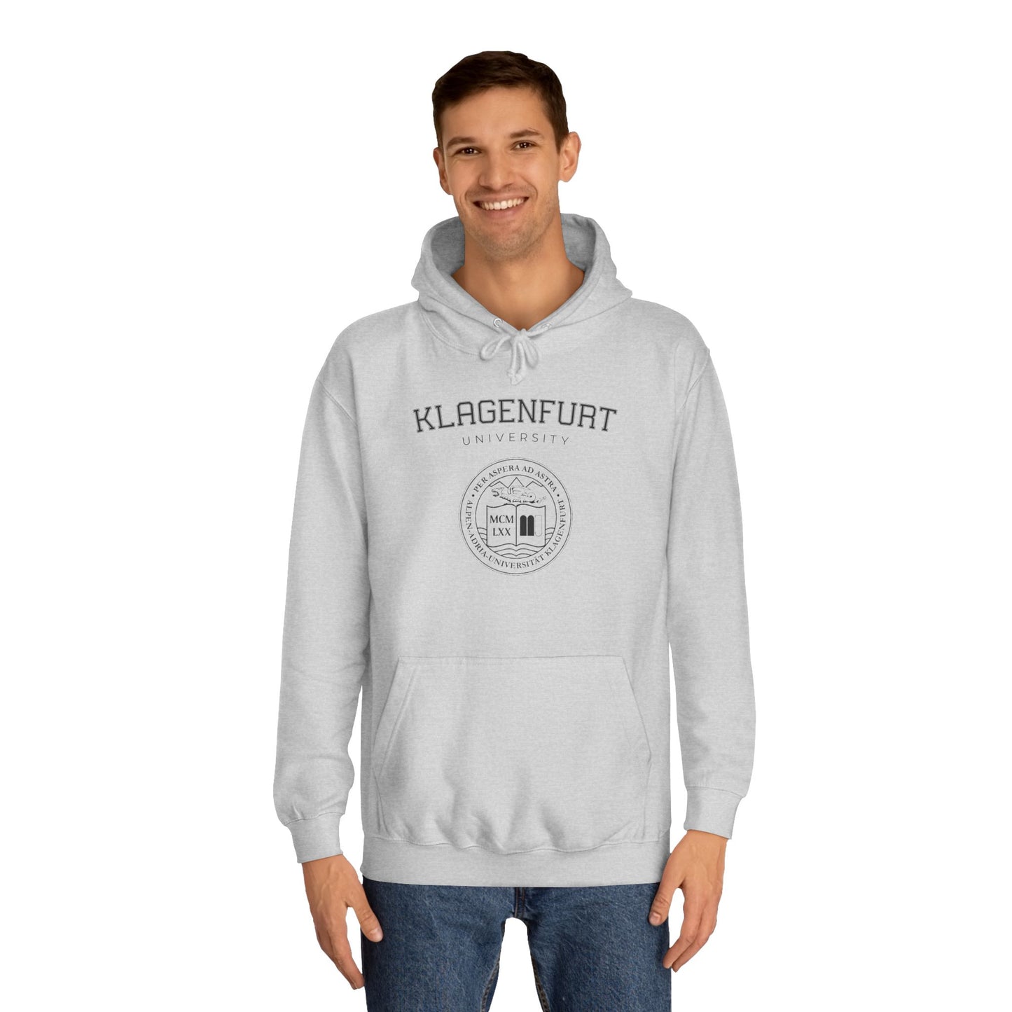 Uni Klagenfurt College Hoodie Grau