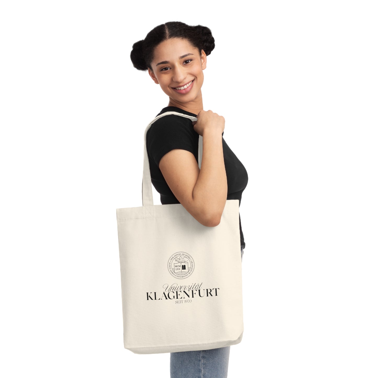 Uni Klagenfurt Siegel Logo Stofftasche